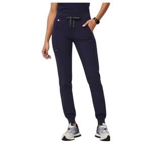 Figs Navy High Waisted Zamora Joggers